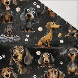 DOGS PAT. 4 - Hydrophobic brushed knit