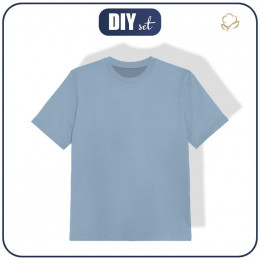 KID’S T-SHIRT - B-06 SERENITY / blue -  single jersey