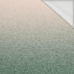 OMBRE / ACID WASH - green (pale pink) - panel, looped knit 