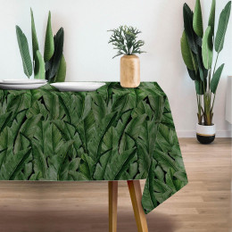 BANANA LEAVES pat. 4 (JUNGLE) - Woven Fabric for tablecloths