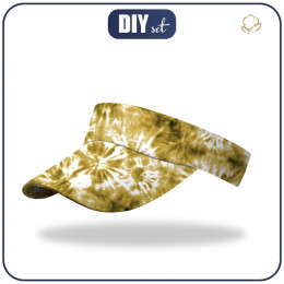 Peaked headband - BATIK pat. 1 / gold