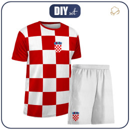 Children's sport outfit "PELE" - CROATIA - sewing set 86