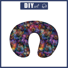 NECK PILLOW - COLORFUL FLOWERS pat. 1 - sewing set