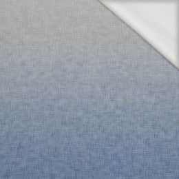 OMBRE / ACID WASH - blue (grey) - panel, looped knit 