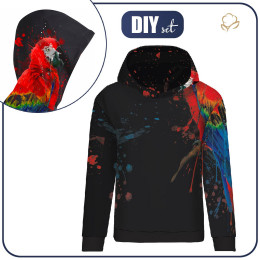 CLASSIC WOMEN’S HOODIE (POLA) - PARROT - sewing set