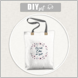 SHOPPER BAG - DIE BESTE OMA DER WELT / flower garland - sewing set
