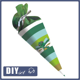 First Grade Candy Cone - DRAGON DINO - sewing set