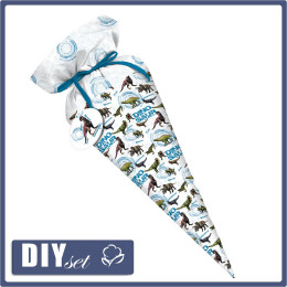 First Grade Candy Cone - DINO SIGHT - sewing set