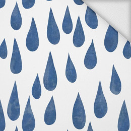 BIG DROPS (CLASSIC BLUE) - looped knit fabric