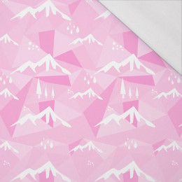 MOUNTAINS (adventure) / pink - single jersey 120g