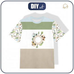 KID’S T-SHIRT - COLORFUL CARS / roundabout (CITY BEARS) - single jersey
