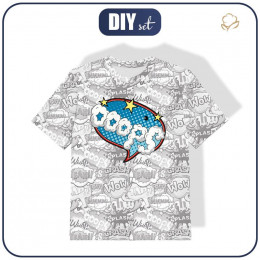 KID’S T-SHIRT - COMIC BOOK / ooops - single jersey