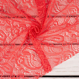 LILIES ABSTRACTION / coral - lace