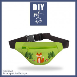 JUNIOR HIP BAG - FOX IN FOREST - small