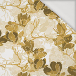 MAGNOLIAS pat. 1 (gold) - Viscose jersey