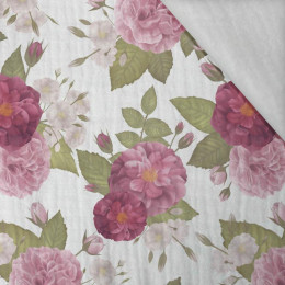 ROSE GARDEN / white - Cotton muslin
