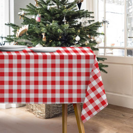VICHY GRID RED  - Woven Fabric for tablecloths