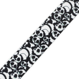 Smooth tape - PANDAS (mint) / Choice of sizes