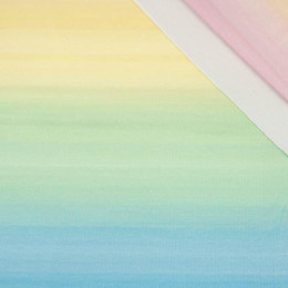 RAINBOW STRIPES XL pat. 2  - looped knit fabric
