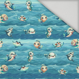 SEA ANIMALS PAT. 1 - quick-drying woven fabric