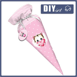 First Grade Candy Cone - SWEET CAT PAT. 3 - sewing set