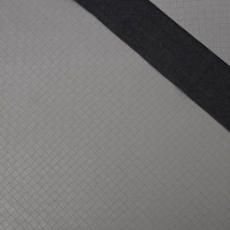 GREY - Diamond pattern leatherette