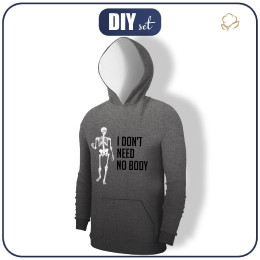 MEN’S HOODIE (COLORADO) - I DON'T NEED NO BODY - sewing set 