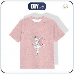KID’S T-SHIRT - FAIRY / acid (pink) - single jersey