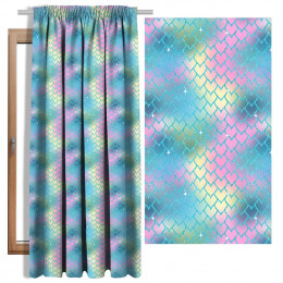200cm RAINBOW OCEAN pat. 4 - Blackout curtain fabric