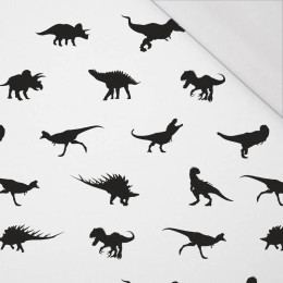 DINO BLACK / white -  single jersey with elastane 