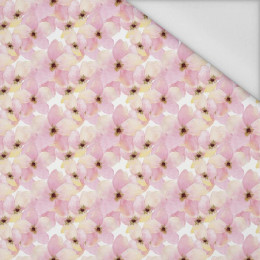 PINK FLOWERS (IN THE MEADOW) - Waterproof woven fabric