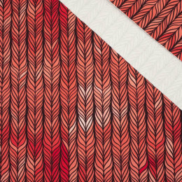 BRAID / red - looped knit 