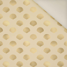 GOLDEN SHELLS (GOLDEN OCEAN) / beige- Upholstery velour 