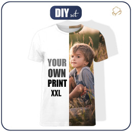 MEN'S T-SHIRT WITH OWN PRINT - sewing set XXL