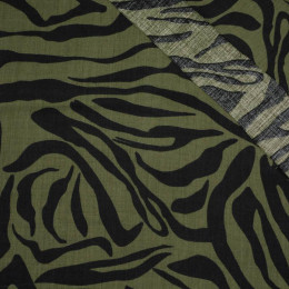 ZEBRA / olive - Lyocell woven fabric