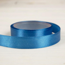Satin Ribbon, width 12mm - blue