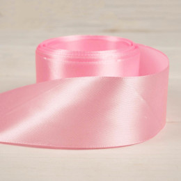 Satin Ribbon, width 40mm - pale pink