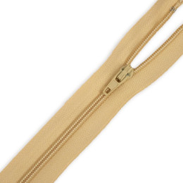 Coil zipper 14cm Closed-end - beige