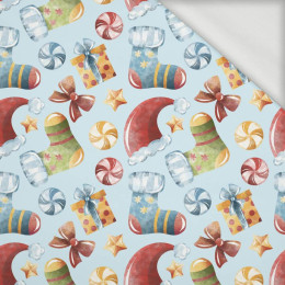 CHRISTMAS MIX pat. 2 (CHRISTMAS SEASON) - organic looped knit fabric