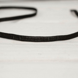 Flat underwear elastic 3mm - BLACK