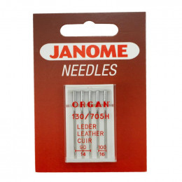 Leather needles JANOME 5 pcs set - mix
