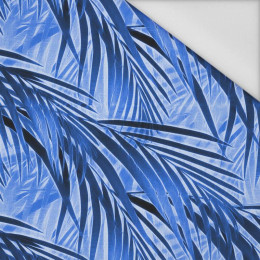 145cm PALM LEAVES pat. 1 (classic blue) - Waterproof woven fabric