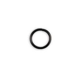 Metal ring 20 mm - black