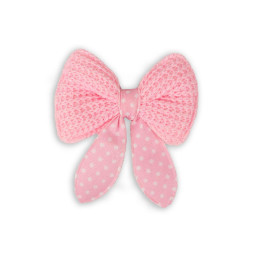 Decorative bow large 6,5x4cm - muted pink
