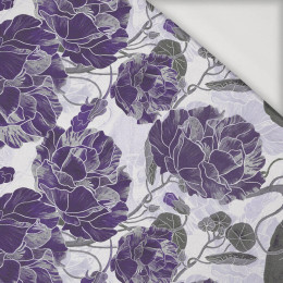 FLOWERS pat. 5 (violett) - Viscose jersey