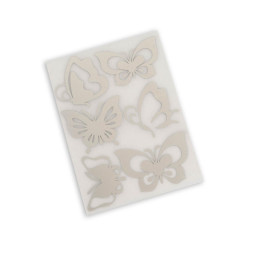 Reflective iron-on labels: BUTTERFLIES mix