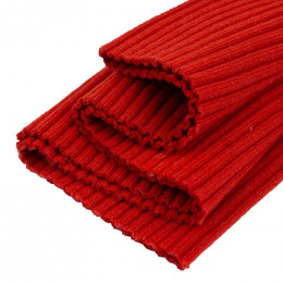 RED - Thick sweater ribbing