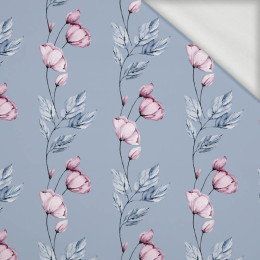 WATERCOLOR BOUQUET Pat. 3 - looped knit fabric