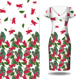 ANTHURIUM - dress panel crepe