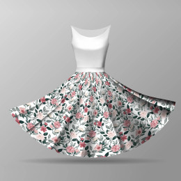 BEAUTIFUL FLOWERS - circle skirt panel